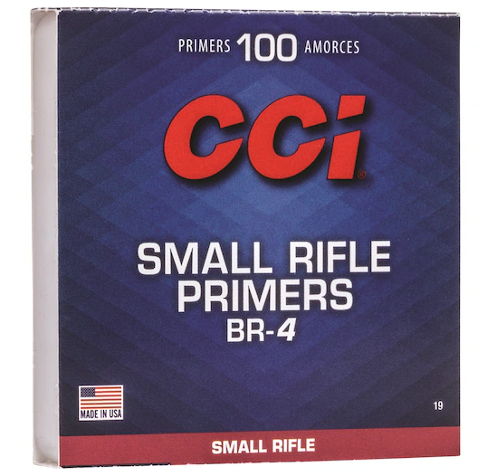 Buy CCI Small Rifle Bench Rest Primers #BR4 Box of 1000 Online