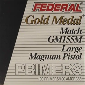 Buy Federal Premium Gold Medal Large Pistol Magnum Match Primers #155M Box of 1000 Online
