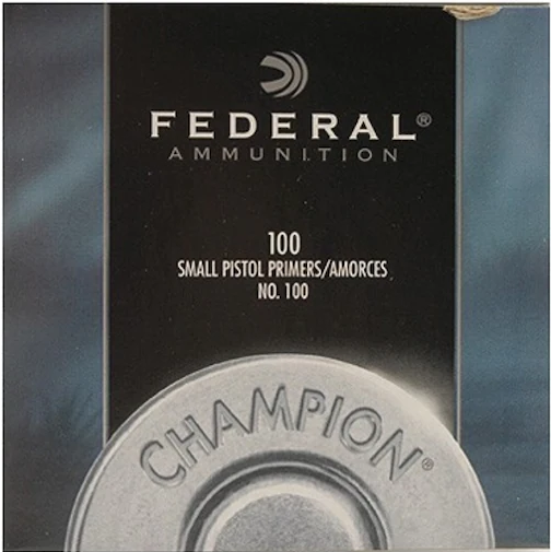 Buy Federal Small Pistol Primers #100 Box of 1000 Online