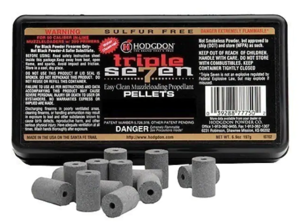 Buy Hodgdon Triple Seven Black Powder Substitute 50 Caliber 50 Grain Pellets Online