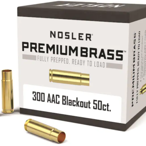 Buy Nosler Custom Brass 300 AAC Blackout Box of 50 Online