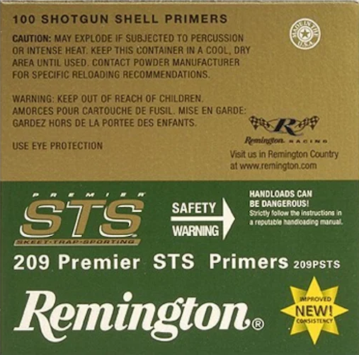Buy Remington Premier STS Primers #209 Shotshell Online